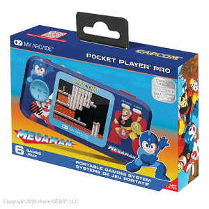 My Arcade �}�C�A�[�P�[�h ���b�N�}�� Pocket Player Pro: �|�[�^�u���r�f�I�Q�[���V�X�e�� �Q�[��6�{�t�� 2.75�C