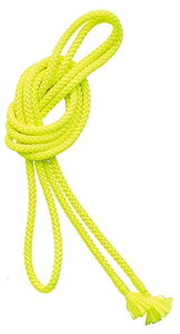 ササキSASAKI 新体操 手具 ロープ 国際体操連盟認定品 日本体操協会検定品 ポリエステルロープ 長さ3m M-242-F KEY蛍光イエロ