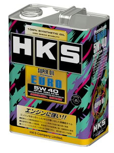 HKS SUPER OIL Premium EURO X[p[ICv~A 5W40 4L 52001-AK120