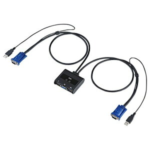 サンワサプライSanwa Supply パソコン自動切替器2:1 SW-KVM2UUN