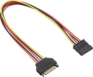 アイネックスAINEX SA-047SAB SATA電源延長ケーブル30cm