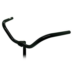 サギサカSAGISAKA 自転車用 ハンドル 浅曲りハンドル 軽快車用 ブラック 61025