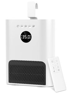 ヒーター 壁掛け 人感センサー付き・ECOモード・2秒速暖 ・3way使用 セラミックヒーター ?能 暖房器具 吊り下げ式 脱衣所ヒーター 4w