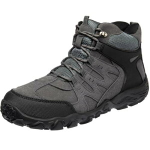 SOARHOPE トレッキングシューズ メンズ ミドルカット アウトドアシューズ 登山靴 軽登山用シューズ ウォーキング 大きいサイズ 遠足 ハ