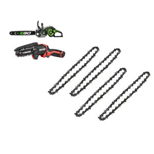 チェーンソー 替刃 6インチ 36コマ 4個 ドライブリンク数 36 (36E) 交換 マンガン合金製 高耐久性 電動のこぎりアクセサリー交換