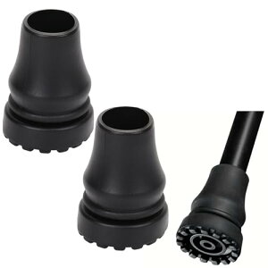 RICISUNG 交換用杖先ゴム 杖先替えゴム 19mm 2個入 杖先ゴム 替えゴム 滑り止め 交換用 松葉杖 先端キャップ 衝撃吸収 歩行ステ
