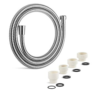 OFFO �V�����[�z�[�X ���a ��16mm���z�[�X �X�e�����X�� �A�_�v�^�[�t�� 1.6m �˂���h�~ �h���R��h�~ �J�r�Ȃ� ��t�ȒP �l�W�T