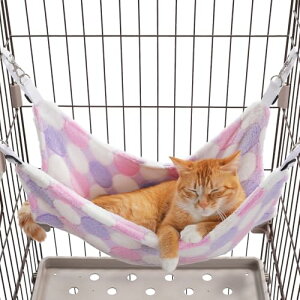 PAWZ Road 猫 ハンモック ケージ用 夏 ねこ かわいい ベッド ペットベッド マット 取り付け簡単 両面使用 四隅紐付き 耐荷重10K