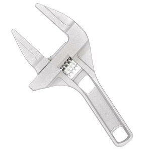 girldate モンキーレンチ たて型 ワイド 大開口 水栓レンチ 薄型 軽量 調節可能 幅広い用途 操作簡単 水道管 配管 修理 6-68m