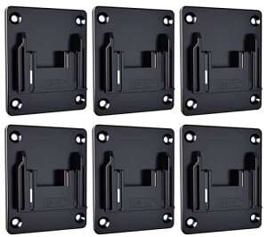 ツールホルダー マキタ互換品 18V 電動工具収納ラック 電動工具ホルダー 作業場所を整理整頓 棚 壁掛け収納 6個セット