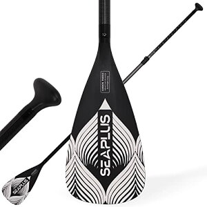 カーボン パドル 3ピースfor スタンドアップパドル ボード インフレータブル SUP / 167-214cm お好みのサイズに長さを調節でき