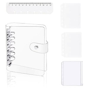 YFFSFDC �V�X�e���蒠 A7 PVC �o�C���_�[ �~�j6���蒠 �|�P�b�g�T�C�Y PVC�N���A�f�� �_�炩�� �{�_���t�� A7�N���A�|�P�b�g