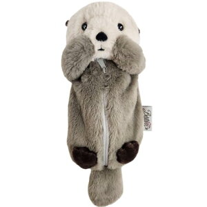 BESTEVERワイルドアニマルペンケース ぬいぐるみポーチ 筆箱 ラッコ Sea Otter 48138