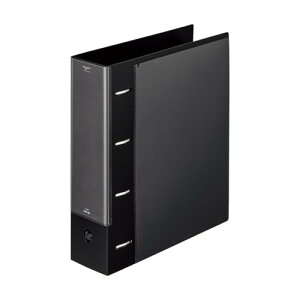 リヒトラブ myfa 推し活 4穴リング コレクションファイル スーパーワイド A4 ジェットブラック F3302-24