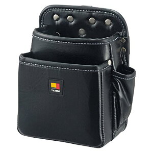 タジマ セフシステム 着脱式腰袋 2段中 水気に強い高密度ナイロン SFKBN-2M 着脱楽々 ベルトに後から装着可能 腰道具の組み換えが簡単