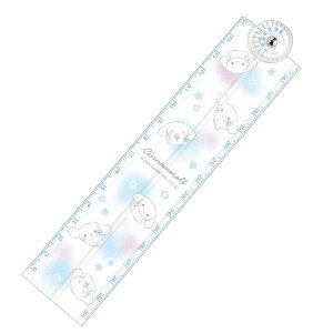 カミオジャパン シナモロール 分度器付き折りたたみ定規 じょうぎ スケール 折り畳み コンパクト 049894