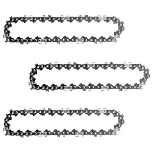 YANYULI チェーンソー 替刃 ソーチェーン 3個セット 4インチ 交換刃 チェーン刃 電動のこぎりアクセサリー交換 木工切断 枝切り 伐採