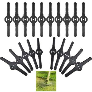 Coehaopike 20個入り草刈り機 替え刃 電動 草刈り機ナイロン製ブレード 草刈り機の刃 草刈機用ブレード 替刃枝切り 草刈機 替ブレー