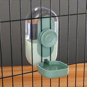 YBGGJO 自動給水器 0.8L 蓋付き 大容量 水飲み器 ケージ 取付 重力式 固定 防ぐ 転倒防止 電源不要 工具不要 短期出張 留守番