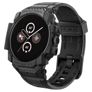 Spigen Google Pixel Watch 3 45mm ��̌^�o���h �P�[�X �ϏՌ� TPU �J�o�[ �X�|�[�c�o���h ���� �Ռ��z��