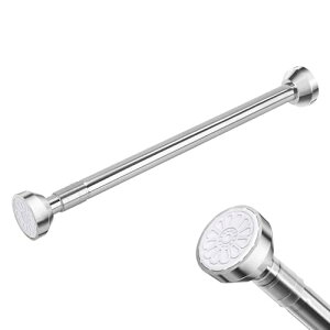 OWLKELA 突っ張り棒 強力 つっぱり棒 短い 穴あけ不要 ツッパリ棒 耐荷重25KG 伸縮棒 ステンレス 物干し竿 浴室 お風呂 カーテン