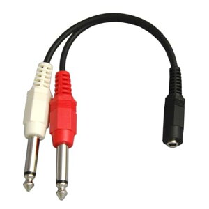 3.5mm XeI~jWbNX to 6.3mm mWvOIX×2 I[fBIϊP[u 10cm VM-MSA-10cm I