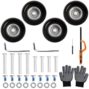 4�Z�b�g �X�[�c�P�[�X�^�C�������L�b�g ���s�p�g�����[�P�[�X�L���X�^�[ DIY ��ւ� �C�� �L�����[�o�b�O �m�R�M���t�� �ԗ֒��a50mm