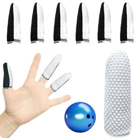 LELEYO 指サック ボウリング 事務 滑り止め 綿 中指 親指サック 汗止め 指保護 静電気防止 めくりっこ スポーツ用 作業用 左右兼用