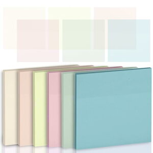 POPSFL �t� ���� �t�B���� �ӂ��� ������ 50��×6�� 6�F ���S�� �p�X�e���J���[ 75×75mm �m�[�g �ӂ��� ����