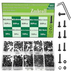 Zmbroll 660�� M2 �{�^���w�b�h �Z�p���t���L���b�v�l�W �S�˂����g���b�N�}�V�� �l�W M2x4/6/8/10/12/16/20mm