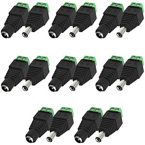 DC�W���b�N �A�_�v�^�[ �ϊ��v���O ac�A�_�v�^�[ 12V�d�� �A�_�v�^�R�l�N�^�l�W�[�q�A�_�v�^ ���t�����ȒP �n�ڂȂ� CCTV�J������L