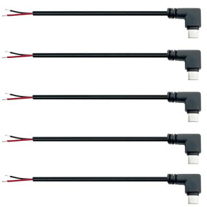 PENGLIN 5�{25CM 22AWG USB Type-C �P�[�u�� L���AUSB 2�c�e�[���t�@�C�o�[�P�[�u���A3A 5V 90�xUSB-