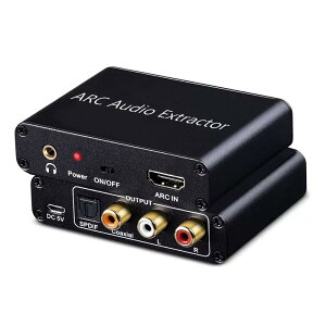 HDMI ARC�I�[�f�B�I�G�N�X�g���N�^�[�ASPDIF�A�����AL/R�o�́A3.5mm�w�b�h�t�H���W���b�N�t���f�W�^��-�A�i���O�R���o�[�^�[