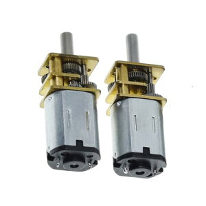 Hailege 2�Z�b�g N20 ���[�^�[ 12V 100RPM GA12-N20 �M�A�����@���[�^�[ DC 3V/6V12V N20 ������