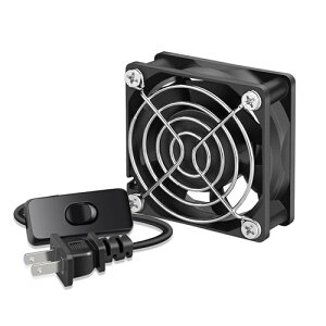 GDSTIME 60mm x 25mm 100V 110V 115V 120V 220V 240V AC EC ���C�� ��p�t�@�� �P�[�X�t�@��