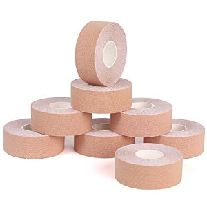 �e�[�s���O�e�[�v 8���� 2.5cm x 5m �L�l�V�I���W�[�e�[�v �L�l�V�I �e�[�v �ؓ��E�֐߂��T�|�[�g �ʋC�� �L�k������ ���ɋ�����