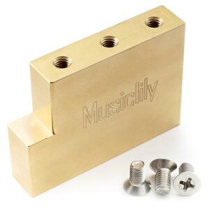 Musiclily Ultra 42mm�u���X�� �g�������u���b�N Floyd Rose�t���C�h���[�Y �_�u�����b�N���g���������j�b�g�G���L�M�^