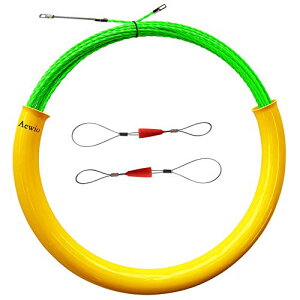 Aewio 20m�ʐ� ���b�h�a 5mm �ʐ����[�P�[�X �ʐ����C���[ �X�`�[�����C���[ �ʐ� ������p���C���[ �ʐ��H�� 20m�O���[��+�ʐ�