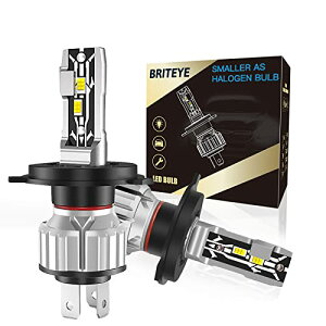 Briteye܂Ԃ H4 LEDwbhCg hi loؑ CSP`bv VԌΉ LED H4 ou zCg 12VԗpL