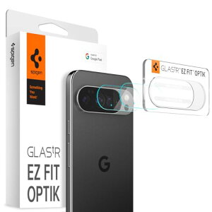 Spigen Pixel 10 Pro �J�����ی�t�B���� 9H�d�x�����K���X �\��t���g���C�L�b�g�t�� 2���� �t���b�V�����Ȃ� �����Y�v��