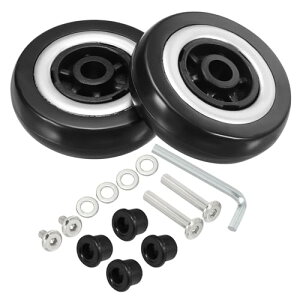 PATIKIL �����p�ו��X�[�c�P�[�X�z�C�[���C���L�b�g 65 mm x 17 mm �ϖ��Ր��ƃ~���[�g 360��]�L���X�^�[�z�C�[��