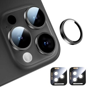2���Z�b�gMAGIC JOHN �Ή� iPhone 16 Pro/16 Pro Max �J�����ی� �S�ʕی� �K�C�h�g�t�� �\��₷�� �������