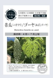 有機種子 固定種 ゴーヤ 苦瓜 種 あばしゴーヤ 8粒 ニガウリ 緑のカーテン 野菜 種子 オーガニック グリーンフィールドプロジェクト 追跡可能メール便選択可【2027年5月期限】