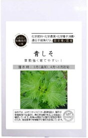 有機種子 固定種 青しそ 有機栽培の種 青シソ 1.8g 種 国産 野菜 種子 オーガニック グリーンフィールドプロジェクト 追跡可能メール便選択可【2024年11月期限】