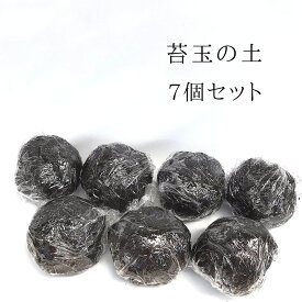 苔玉の土 7個セット 作り方のしおり付 こけだま 苔 こけ コケ コケダマ こけ玉 苔玉手作り 苔玉キット ケト土