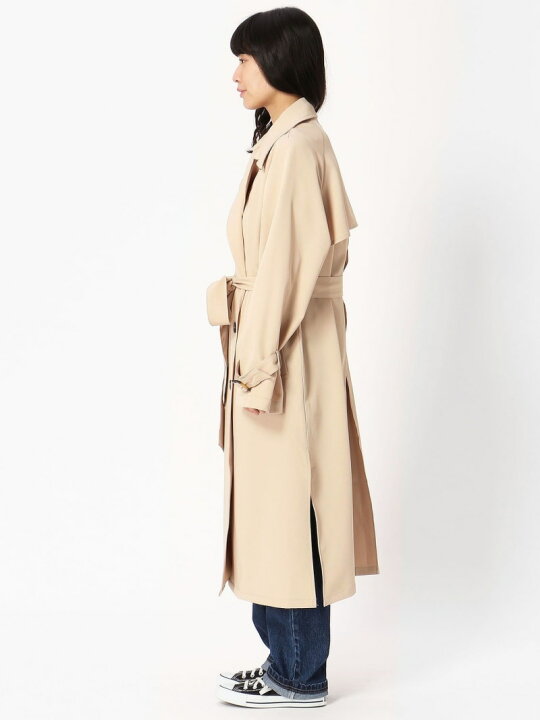 楽天市場】【SALE／30%OFF】スリット入りロング丈トレンチコート 