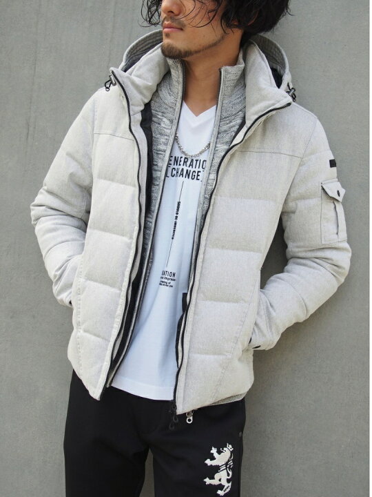 楽天市場】【SALE／50%OFF】デニムダウンブルゾン NICOLE CLUB FOR MEN  