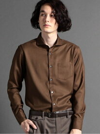 【SALE／50%OFF】OXIJEWELカッタウェイカラーシャツ MONSIEUR NICOLE ニコル トップス シャツ・ブラウス グレー ブルー ネイビー ブラック ブラウン ホワイト【RBA_E】【送料無料】[Rakuten Fashion]