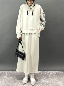 【セットアイテム】プルオーバー*タイトスカート NICOLE white ニコル クラブ ワンピース・ドレス その他のワンピース・ドレス グレー グリーン ブラック【送料無料】[Rakuten Fashion]