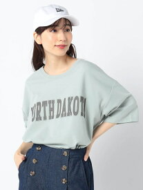 【SALE／60%OFF】ロゴ入り ラウンドヘムTシャツ Grand PARK NICOLE ニコル トップス カットソー・Tシャツ グリーン ホワイト ブラウン カーキ【RBA_E】[Rakuten Fashion]